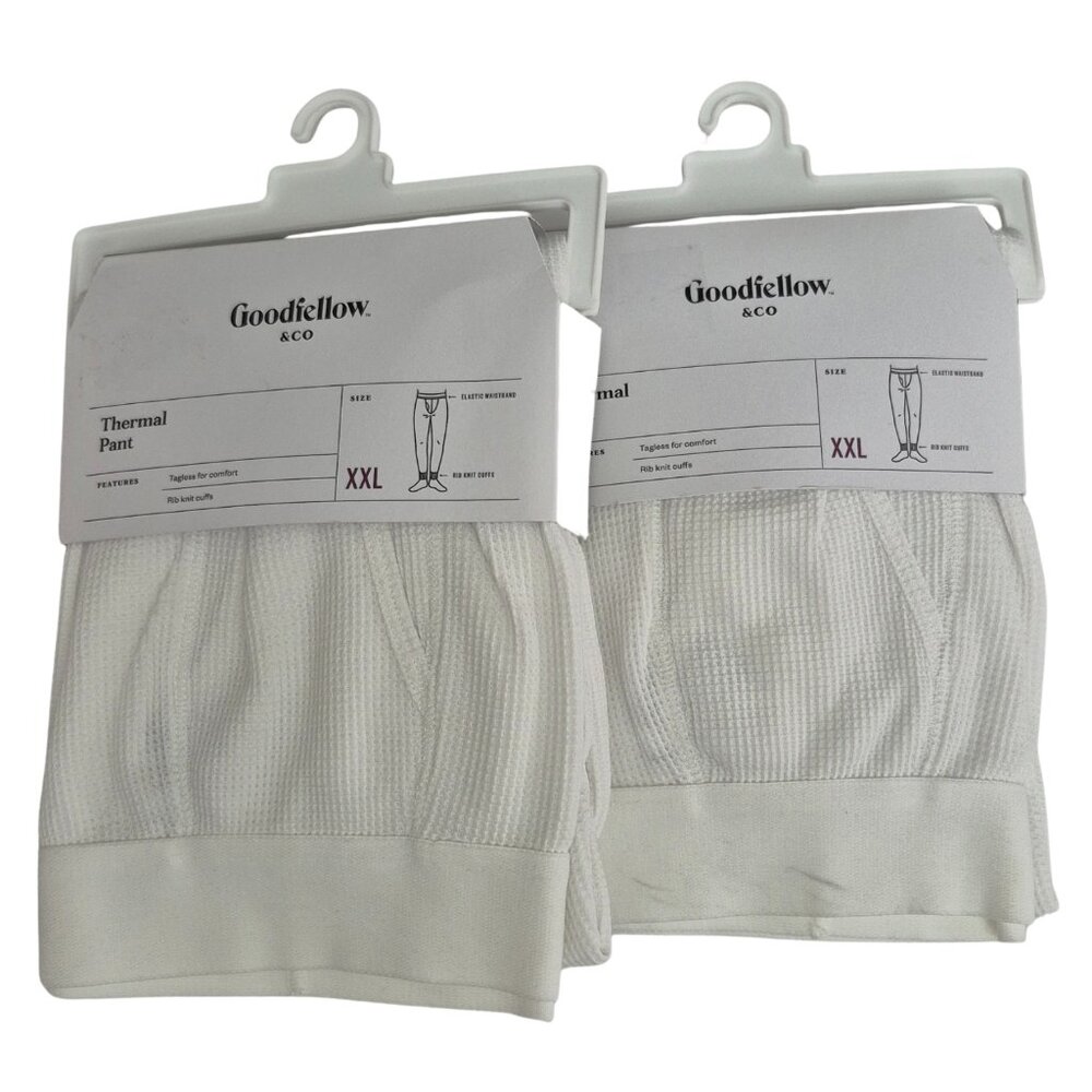 Men's Slim Fit Thermal Underwear Pants 2 Pair Goodfellow & Co | XXL